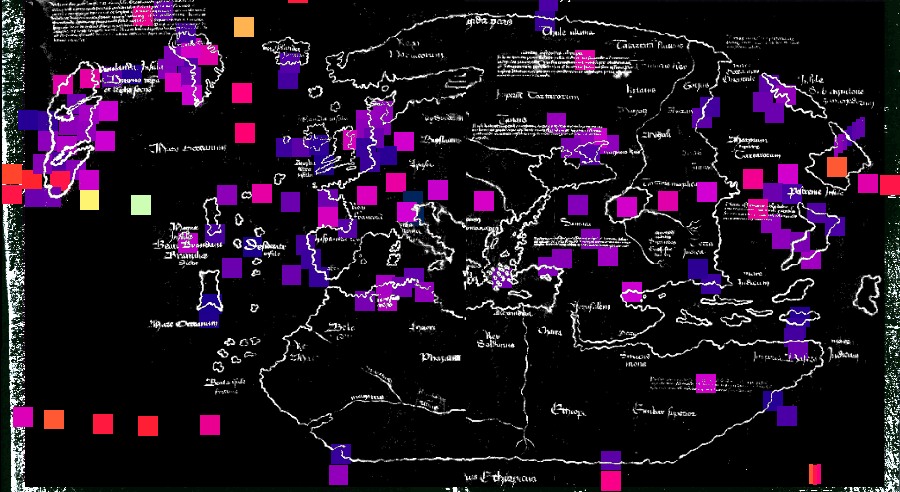Calcium on the Vinland Map, 1985 PIXE analysis